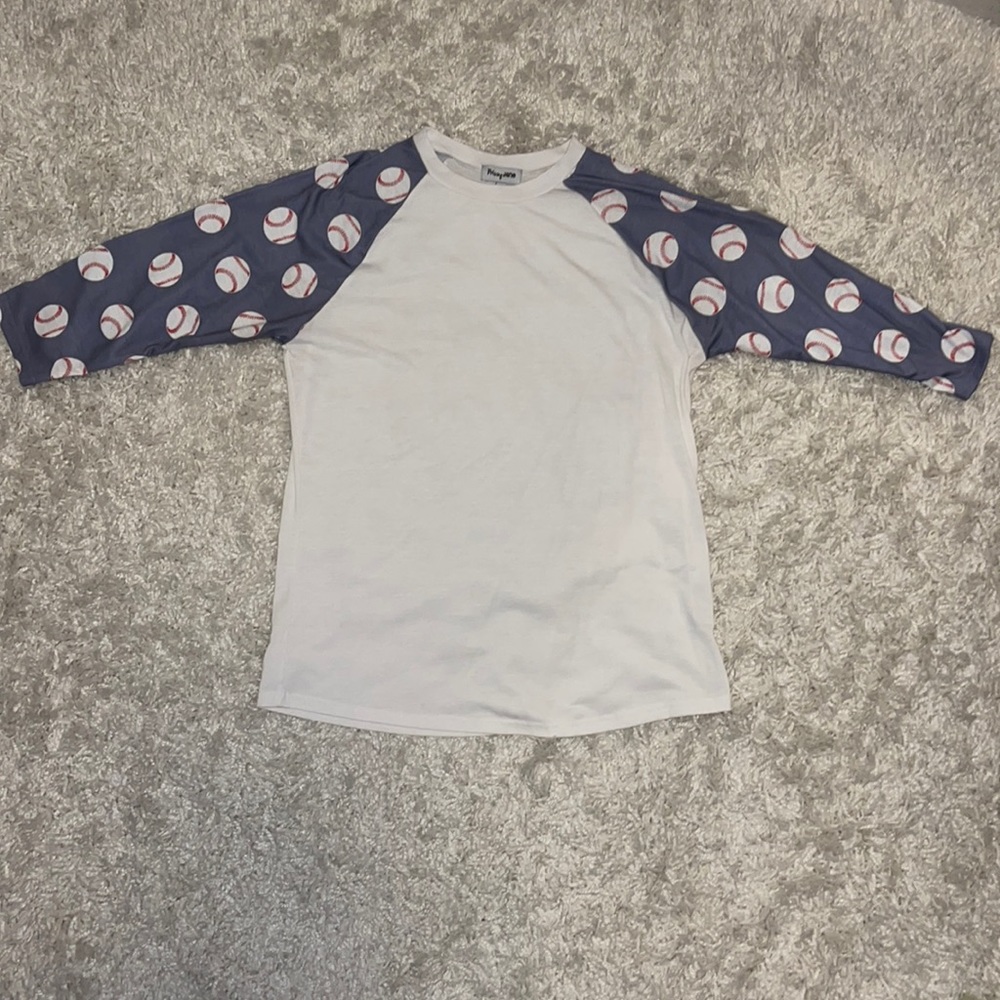 Women’s 3/4 sleeve baseball t-shirt size:small